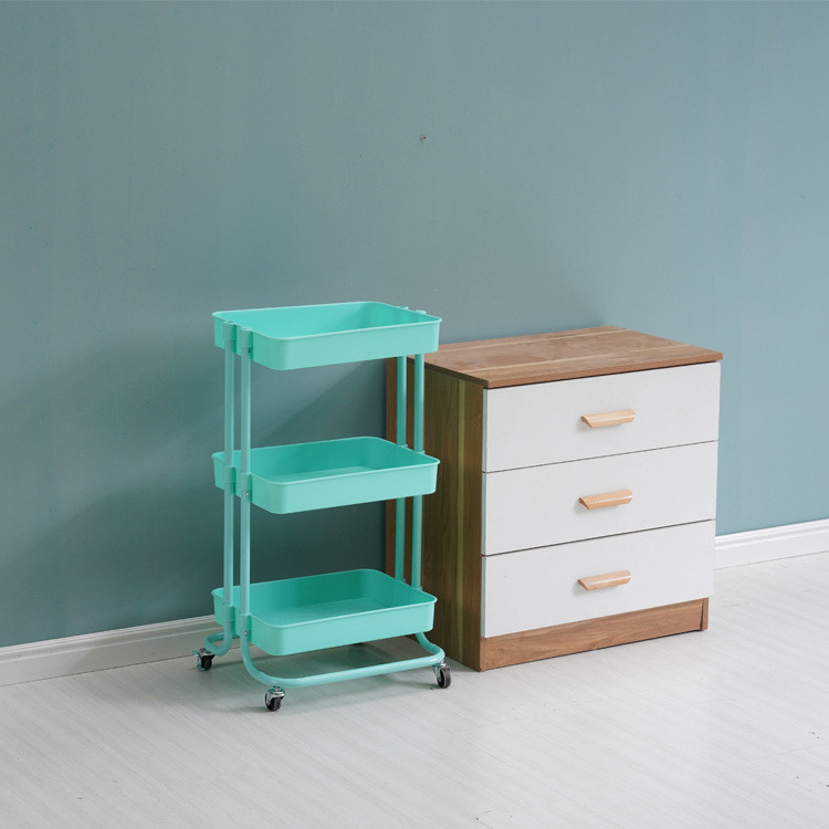 Вагонетка хранения яруса тележки 3 организатора завальцовки ISO на колесах