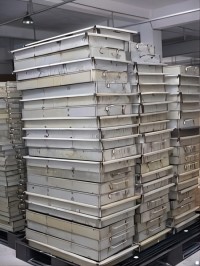 Светлый - желтая прозрачная упаковка горячая плавит клей TPR-7606 кусковатой коробки герметизируя