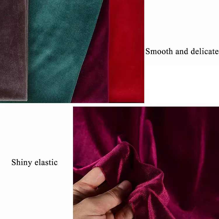 Задавленная ткань бархата полиэстера Windproof для одежд