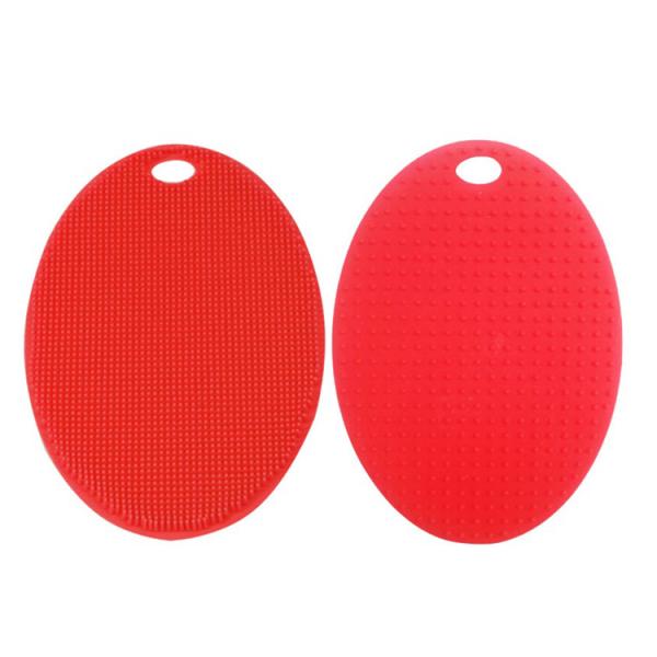 Food Grade Silicone Kitchen Brush Speedy Natural Drying For Kitchen Cleaning