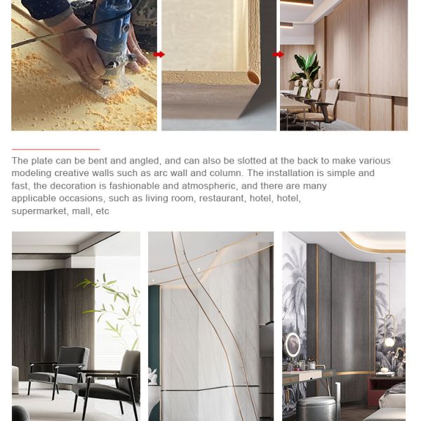 панель стены ISO9001 волокна 5mm 8mm внутренняя декоративная бамбуковая