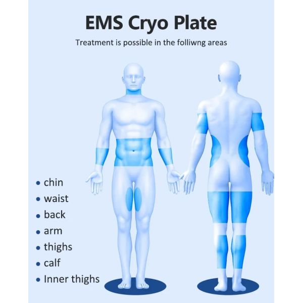 Portable 2 in 1 Fat Freezing EMS Cool Device with 4 Handles for Cellulite Reduction and Minus 10 Degree for Beauty Salon Use