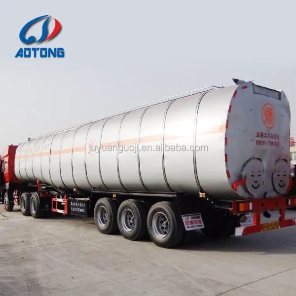 Reboque de tanque de combustível comercial em Dubai Transporte de betume/asfalto com facilidade