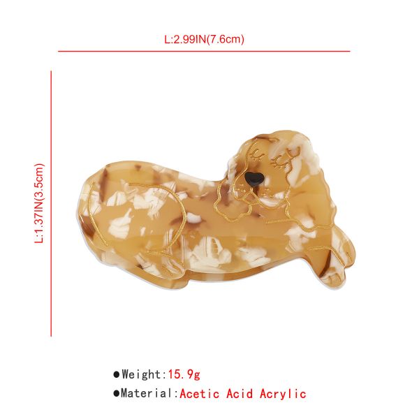 Fashion creative fun cute animal hairpin dog Corgi Shiba grasping clip coihair shark clip Yiwu accessories