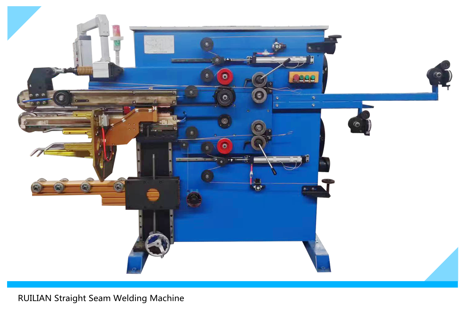 Resistance Semi Automatic Longitudinal Seam Welding Machine 1.5T