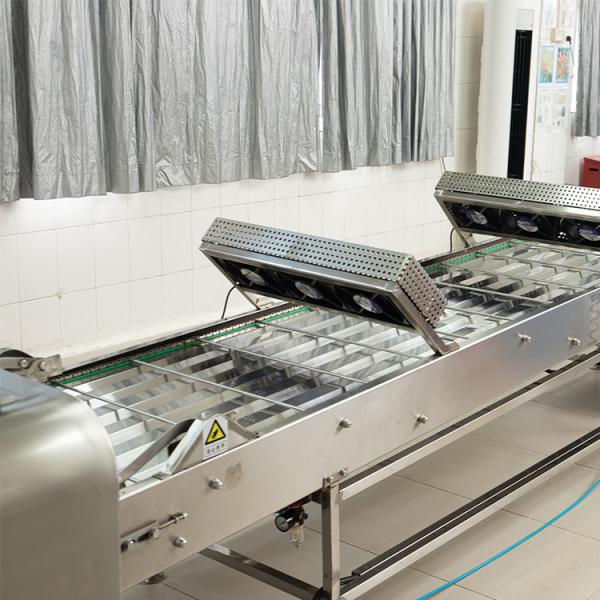 stainless steel Cone Cooling Conveyor Accessories For Cone Production Line Easy To Install