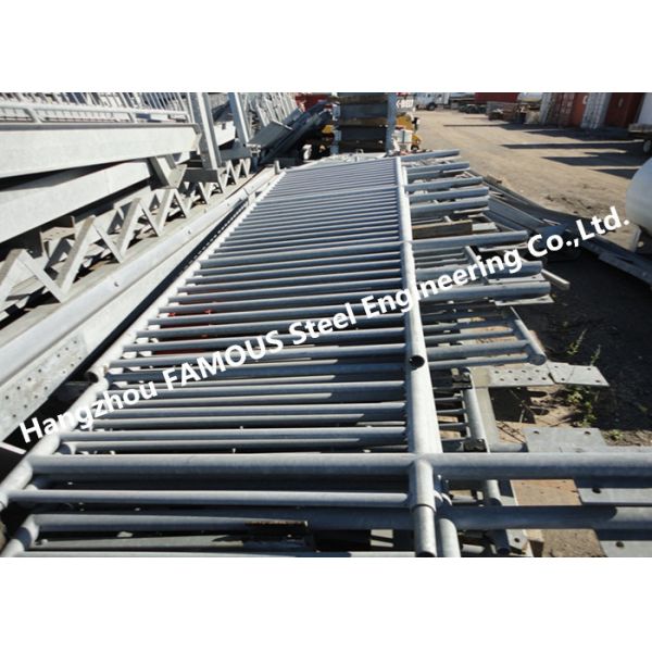 Suspension Portable Deck Truss Bridge Hot Dip Galvanized Or Painted Corrosion Resistant