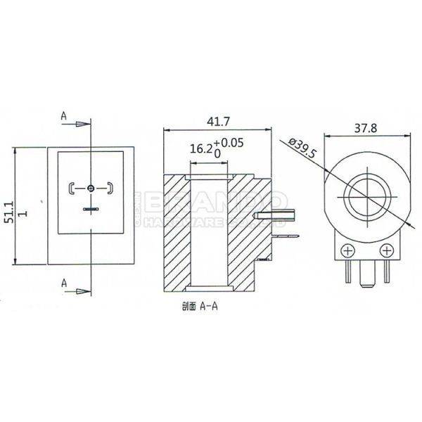 Тип AC 26W AMISCO DC 230V катушки EVI 3P/16 12V 24V клапана соленоида
