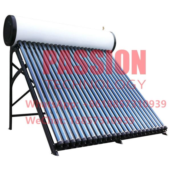 200L Pressurized Solar Water Heater White Tank 30tubes Heat Pipe Solar Collector