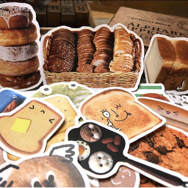 SGS Bakery Bread Hand Account Sticker Kiss Cut And Die Cut Sticker 1.5Inch