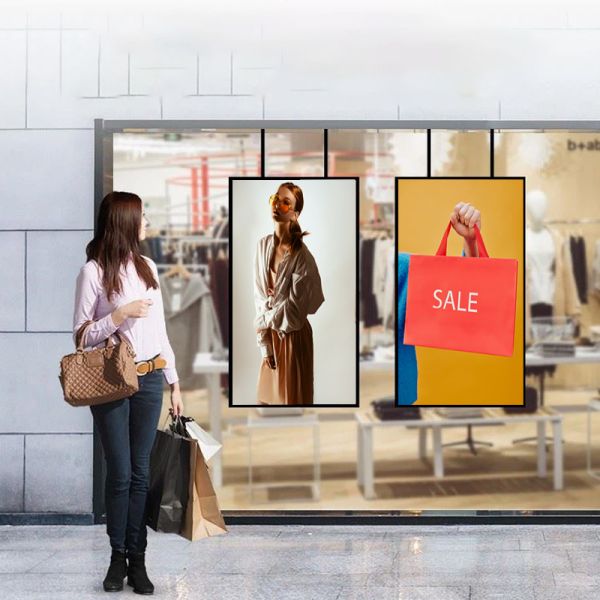 Shop Window Digital TFT LCD Display 3840 X 2160 UHD High Brightness 700 - 3000 Nits