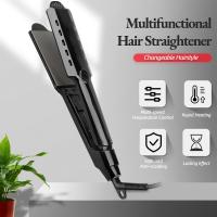 Straightener do cabelo da placa do titânio do FCC 110mm dos cuidados capilares, ferro liso do calor do titânio