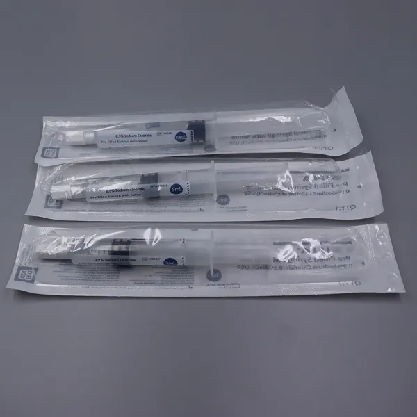Saline I. V. Flush Syringe 0.9% Normal Nacl Saline Sterile Prefilled Syringe