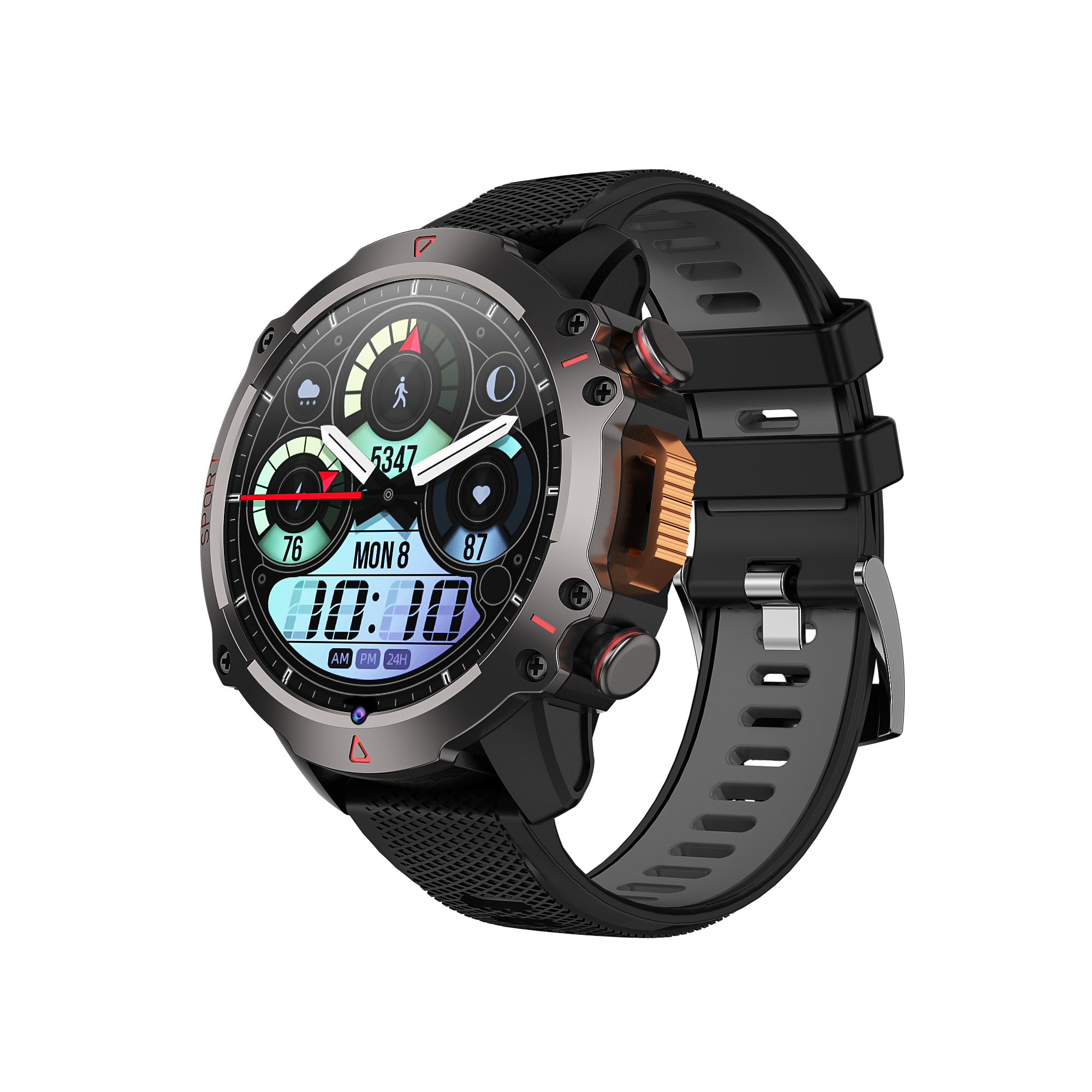 GPS Smart Watch B5S For Running Hiking , Gps Tracker Smart Watch For Kids