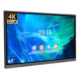 75 Inch Interactive Display Board with 20 Points Touch and 3840*2160 Resolution for Conference Rooms