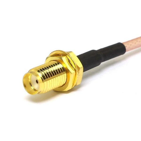 RG316 90 Degree Right Angle MMCX Male to SMA Female Antenna Pigtail RF Coaxial Cable