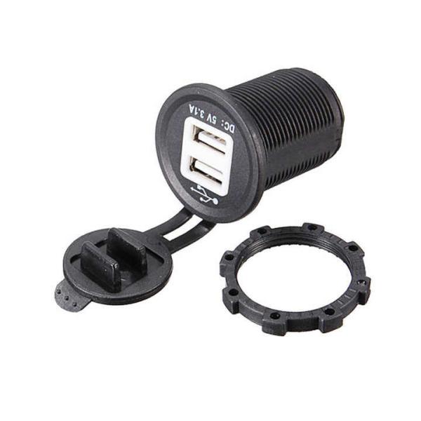 New 5V 3.1A Dual USB Socket Charger Adapter Mobile Phone Power Outlet