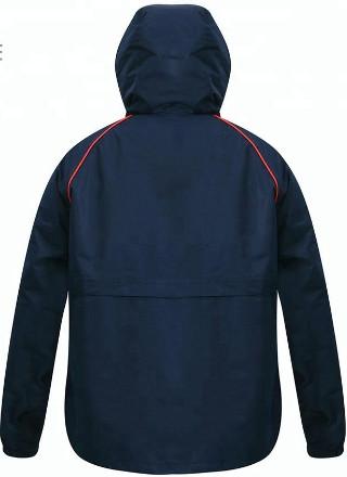 Men's Taped Seam Jacket Navy Blue For Outdoor Sports OEM Service Acceptable