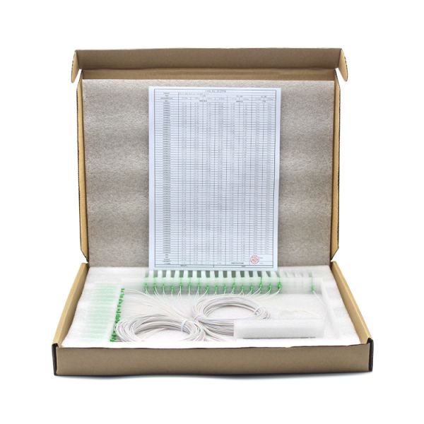 FTTH Fiber Tube Splitter 1x64 Mini Type PLC Optical Splitter с RL dB ≥55 APC