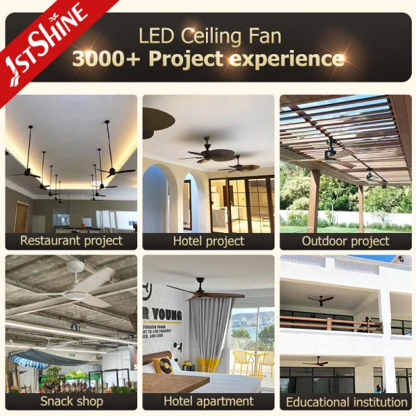 Fornecedores de ventilador de teto LED decorativo