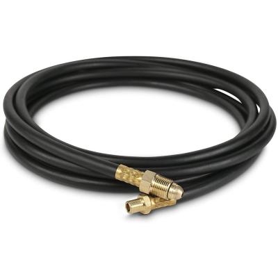 Serviço de corte e soldadura de borracha Gás inerte 5/8-18RH Flare para 1/8 NPT Tubos de soldadura 12FT