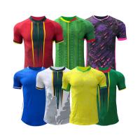 Version du joueur de la Coupe d'Afrique Durable Jersey avec Jacquard Dot Stripe Twill Plain Butterfly