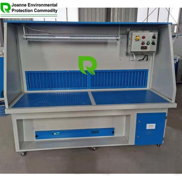 Customized Electric Extraction Table Mobile Downdraft Workbench 1.5M Dust Collection Table