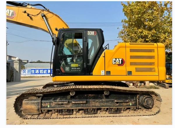 CAT330 Used Bucket Excavator 1.6 M3 Capacity 30700 Kg Weight For Movement