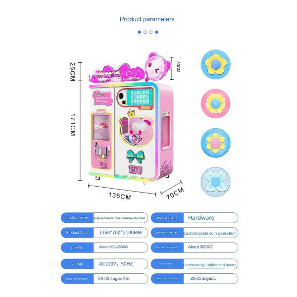 Independent Research and Development Professional Cotton Candy Machine Easy Operation