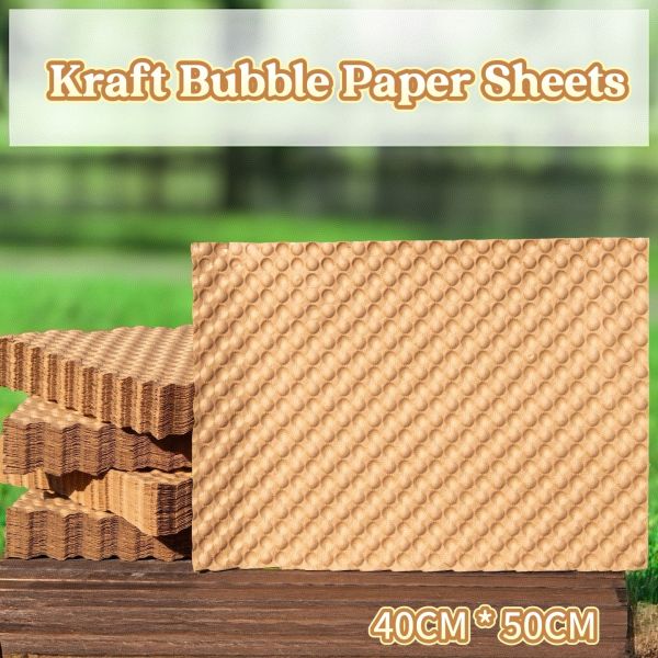 40 X 50cm Buffer Paper Eco Paper Bubble Wrap For Mailers Plastic Free Cushioning Sheets