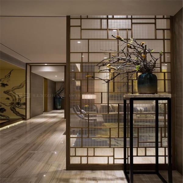 Decorative Metal Screen interior partition wall panel designs customized metal furniture