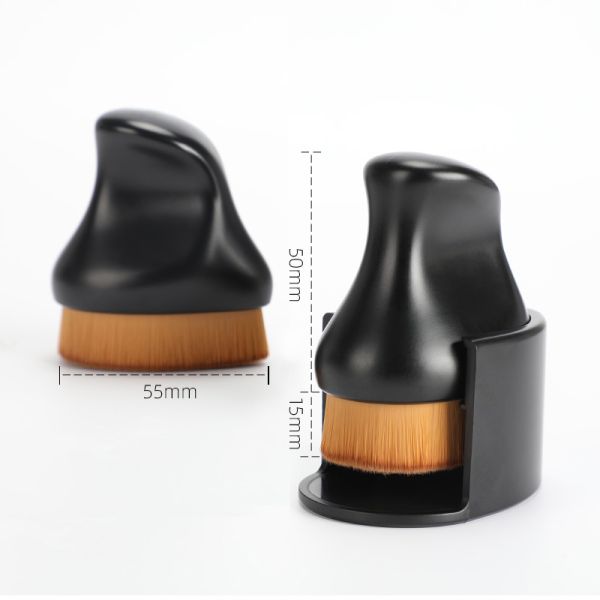 no ferrule Liquid Powder Foundation Makeup Brush 55mm Large Body Makeup Brush