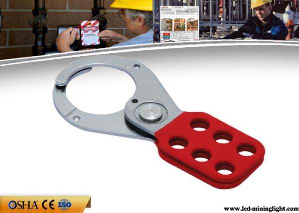 90g 38 Mm Diameter Safety Lock Out Red Colour Steel Vinyl Coated Rust Proof