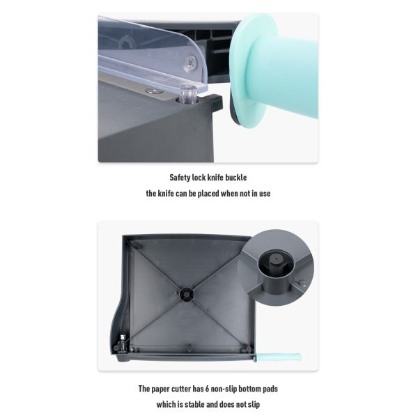 12 дюймовая доска для резки бумаги А4 Гильотиновая бумажная резка с защитой от безопасности