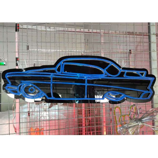 Акриловые неоновые вывески автомобиля геля кремнезема 12VDC 200cm для автосалона