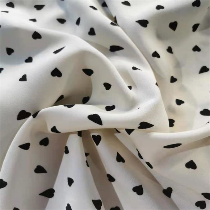 Twill напечатал шифоновую ткань двором 75dx75d 120gsm