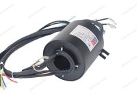 Anillo colector de señal de servomotores 300rpm con colector de energía eléctrica de orificio pasante