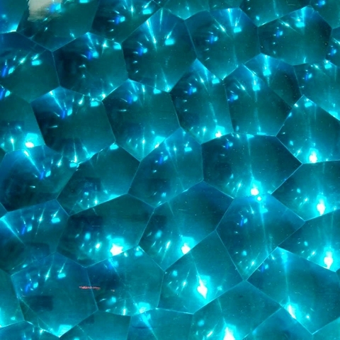 Colorful Metallized PET 3D Lenticular Film Cat Eye Effect for Eye Catching Visuals in Packaging Decoration