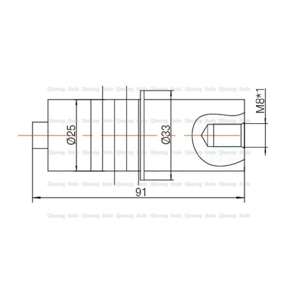 25mm Diameter Ceramic Miniature Ultrasonic Transducer 28khz For Tea Bag Welder
