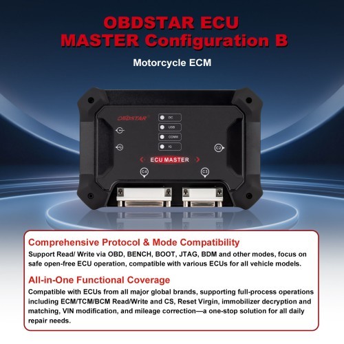 OBDSTAR ECU MASTER B Version for Motorcycle ECM/ TCM/ BCM Clone