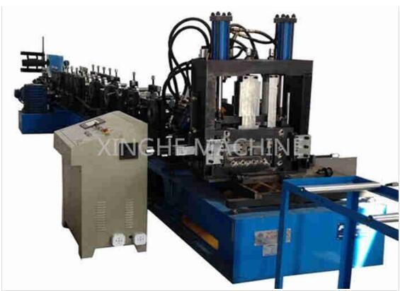 High Speed Security Metal Roofing Roll Former With Hydraulic Pump Station