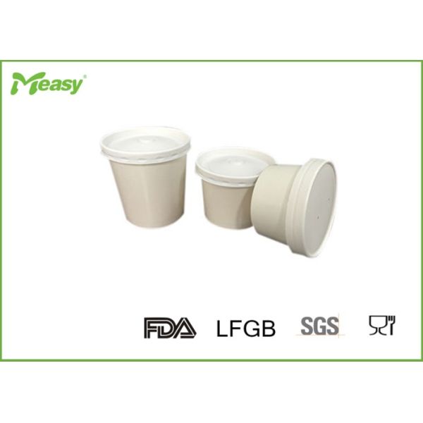 8oz / 12oz / 16oz Disposable Paper Bowl with Lid , disposable serving bowls