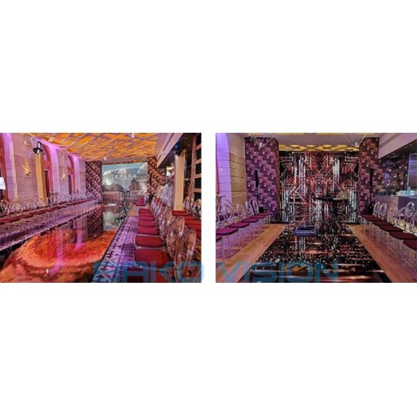 P3.91 Outdoor Dance Floor LED Display T Stage Show Bearing 1.8 Tons