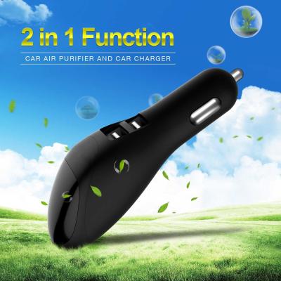 Intelligent LED USB Car Charger Air Freshener 103 Mm X 33 Mm X 32 Mm Size