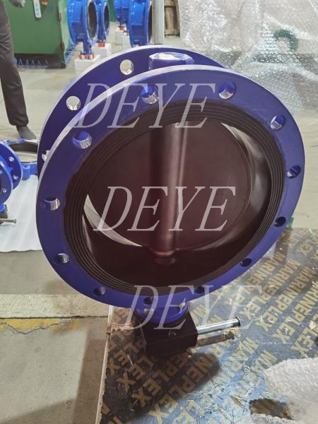 GGG40 GGG50 Wras Ductile Iron Double Eccentric Butterfly Valve With PN10 PN16 PN20 PN25