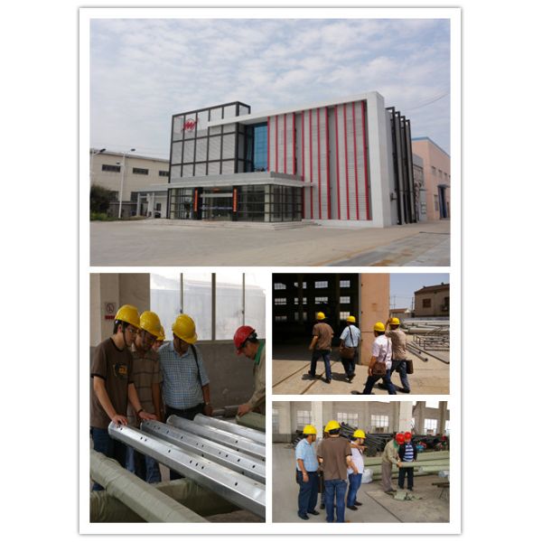 110 KV Polygonal High Voltage Galvanization Power Poles For Electrical Line