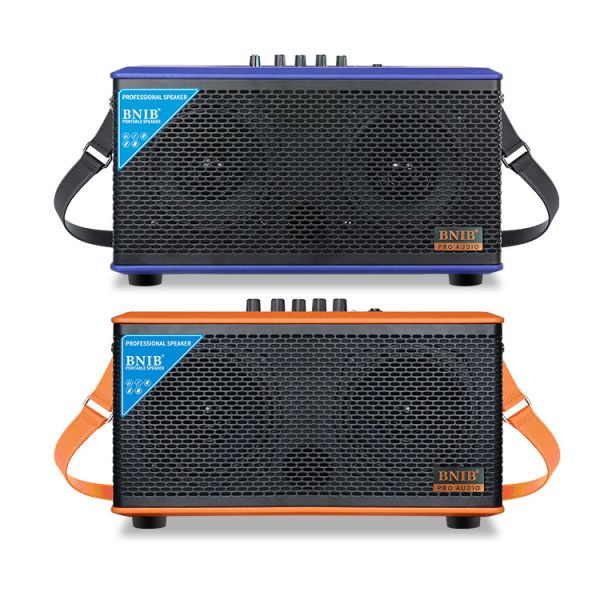 Wooden 5.25 Inch Outdoor Portable Speaker 10m Dual Wireless Bluetooth Speakers