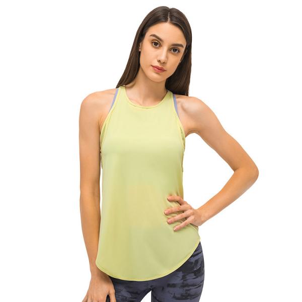 Women Loose Gym T Shirts Dry Quick Sleeveless Tank Tops Workout Gym Clothing