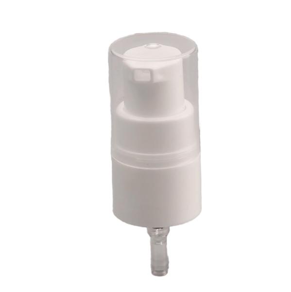 All White 24/415 Smooth Closure Plastic Lotion Pump Ready to Ship 20mm Size for Bottles and Packing Left Right Twist Design