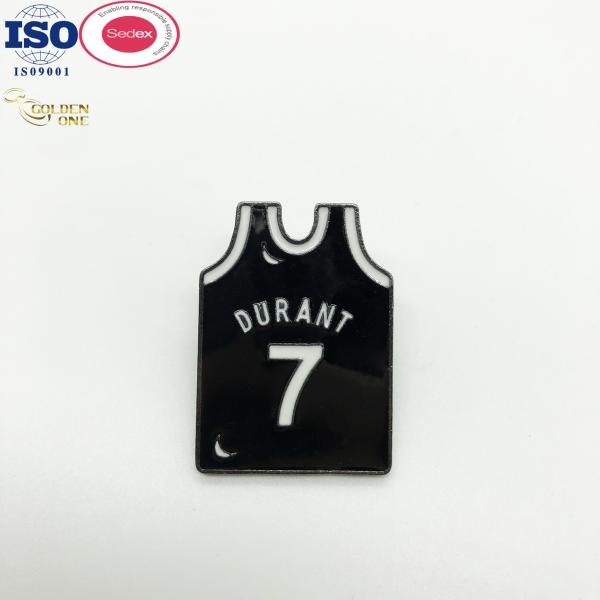 Hard Physical Basketball Enamel Pins Jersey Number 23 Sports Custom Company Logo